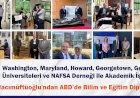 Rektör Hacımüftüoğlu’ndan ABD’de Bilim ve Eğitim Diplomasisi