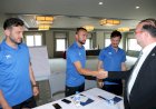 Rektör Hacımüftüoğlu, UEFA B Antrenörlük Eğitimi Alan Futbolcularla Bir Araya Geldi