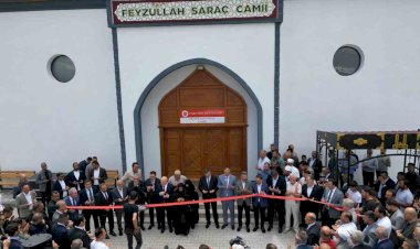 Feyzullah Saraç Camii Dualarla İbadete Açıldı