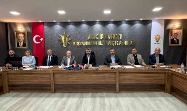 AK Parti Erzurum Teşkilatı Yol Haritasını Belirledi