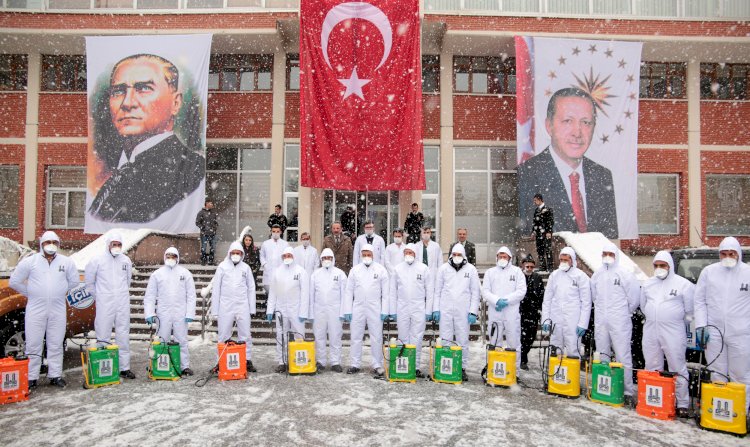 DEZENFEKTE TİMLERİ ARALIKSIZ ÇALIŞIYOR!