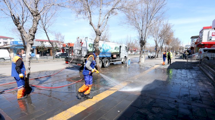 BÜYÜKŞEHİR'DEN DEZENFEKSİYON REKORU
