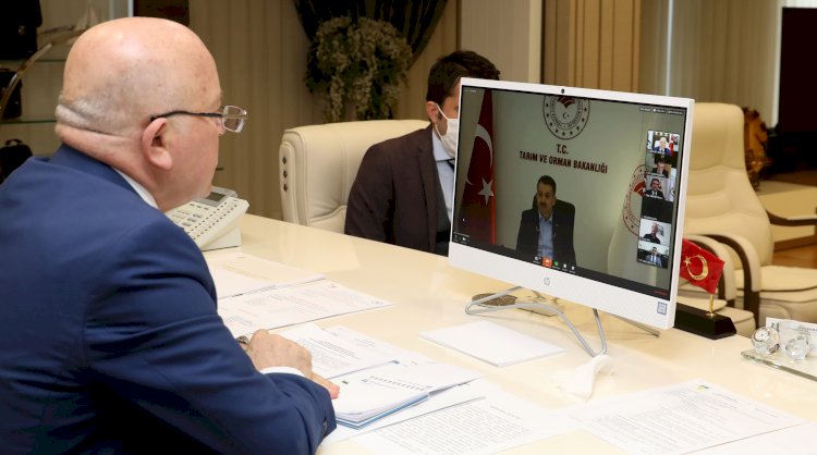 BAKAN PAKDEMİRLİ'DEN BAŞKAN SEKMEN'E ÜRETİM ÖVGÜSÜ