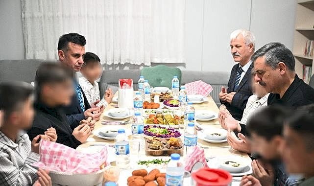 Vali Çiftçi İftarını Çocuk Evinde Açtı