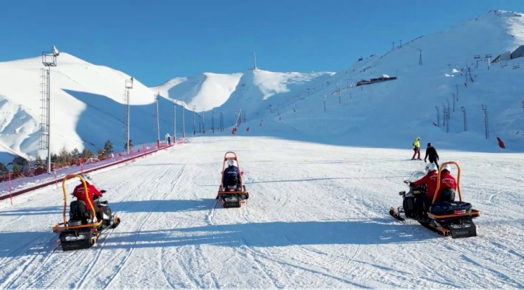 Erzurum Jandarmasından Kayak Merkezlerinde Güvenlik Seferberliği