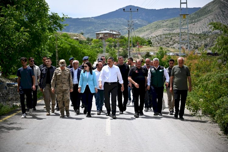 Erzurum Valisi Mustafa Çiftçi'den Heyelan Bölgesine Yerinde Ziyaret