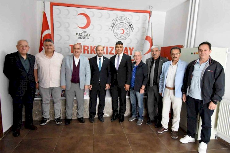 Kent Konseyi’nden Türk Kızılay Erzurum Şubesine Anlamlı Ziyaret