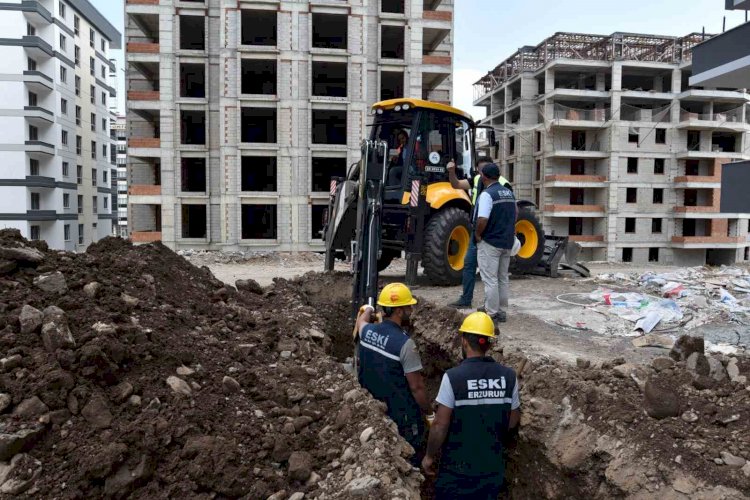 Erzurum’da Altyapı Çalışmaları Hız Kesmeden Sürüyor